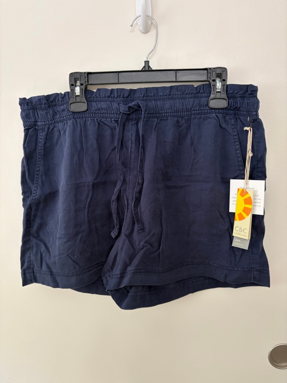 C&C California Navy Casual Drawstring Shorts